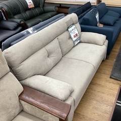 KA-75【新入荷　アウトレット】3シーターソファ　ライトブラウン