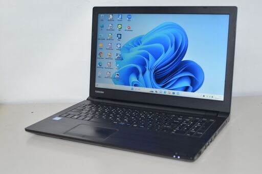 中古良品ノートパソコン 東芝 B65/M Windows11+office 新品爆速SSD256GB core i5-8250U/メモリ8GB/15.6インチ/無線内蔵/DVDマルチ搭載