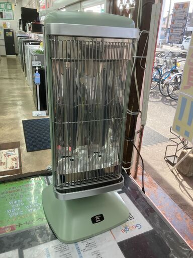 暖房器具 Aladdin 遠赤グラファイトヒーター AEH-2G10AJ 2021年製 ライトグリーン系 アラジン 冬物家電 暖房機器 No.249 ● ※現金、クレジット、ぺイペイ、スマホ決済対応※