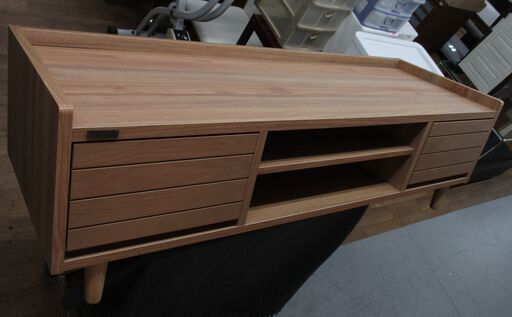 R386 佐藤産業 テレビ台、ローボード、TVラック、幅120cm Used・美品