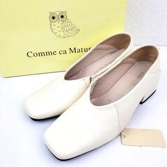 【新品タグ付】Comme ca Mature パンプス ミュール...