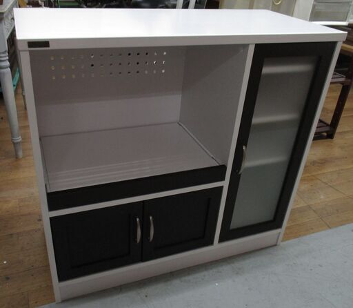 R420 佐藤産業 キッチン台、レンジ台、キッチンカウンター、幅88cm Used・美品