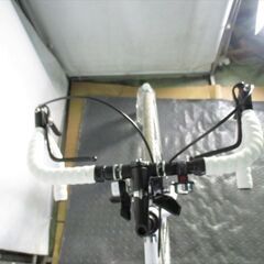 Ｄ276　★17800円★整備済み スポーツ中古自転車 【ロードバイク　白　グランデュ―ル　46ｃｍ】