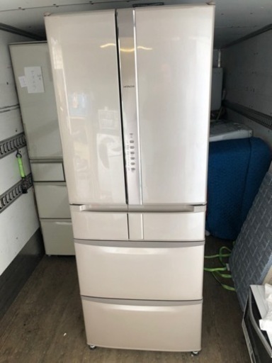 北九州市内配送無料　保証付き　2019年式　日立 505L 冷凍冷蔵庫 R-F51HG(T) HITACHI【冷蔵庫】