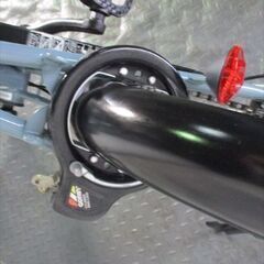 D282　★13800円★美品★　折りたたみ中古自転車【20インチ　グレイ 】