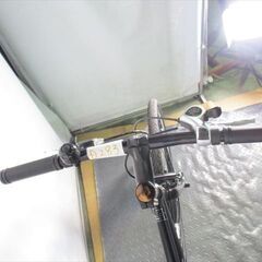 Ｄ283　★17800円★美品★整備済み スポーツ中古自転車 【クロスバイク　黒　45ｃｍ】