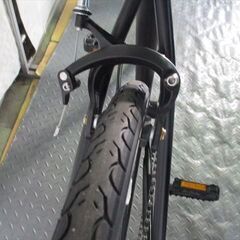 Ｄ283　★17800円★美品★整備済み スポーツ中古自転車 【クロスバイク　黒　45ｃｍ】