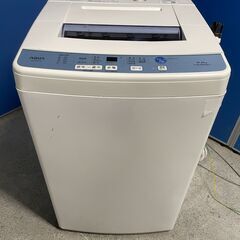 【良品】AQUA 6.0kg洗濯機 AQW-S60F 2018年...