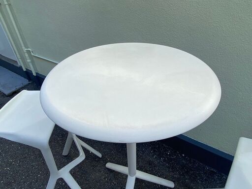 大阪★配送無料エリア有「S183」 PLANK MIURAテーブル&スツール2脚 大阪⭐️エコマックス♻️「S183」 PLANK プランク MIURA ミウラ