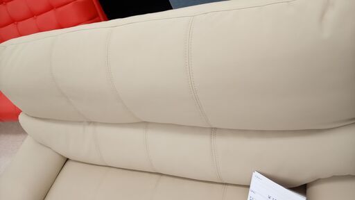 ★ジモティ割あり★ NITORI ソファー ベージュ H35×D90×W154 クリーニング済み TJ3898 ☆ジモティ割あり☆ NITORI ソファー ベージュ H35×D90×W154