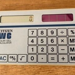シチズンカード型電卓  CITIZEN電卓  