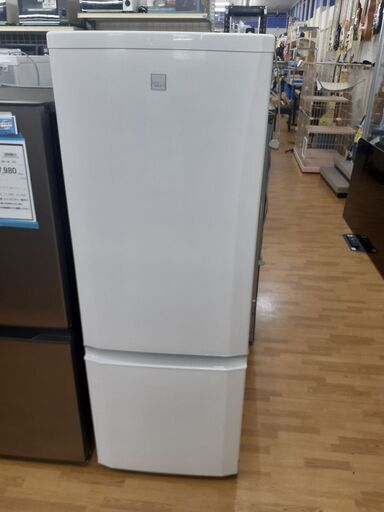 【ドリーム川西店】中古家電/2020年型/三菱/２ドア冷蔵庫MR-P17EE【御来店限定】