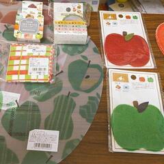 【1月末まで】りんご🍎・青りんご🍏柄のグッズセット　差し上げます