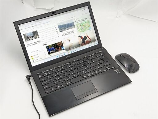 送料無料 新品マウス付き Windows11 Office SSD256GB 13.3型 中古ノートパソコン SONY VJP132C11N 第5世代Core i5 Bluetooth カメラ 保証付