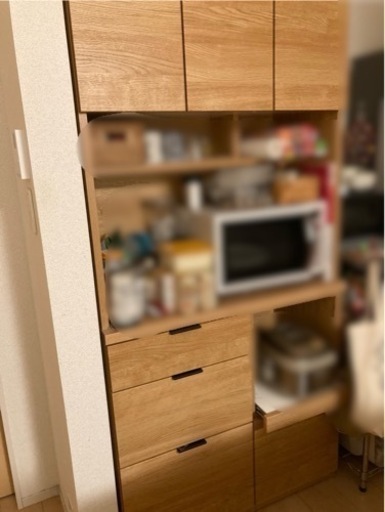 89×42×181 北欧風　食器棚