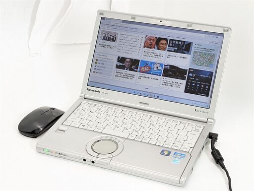 送料無料 新品無線マウス付き 12.1型 中古ノートパソコン Panasonic CF-NX2ADEYS 第3世代Core i5 無線 カメラ Office Windows11 保証付き