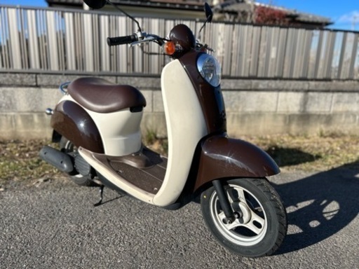 クレアスクーピー50.低燃費4ストモデル☆60km/h出ます☆前後タイヤ・プラグなど新品交換で快調ですよ^_^50cc原付スクーター☆