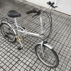 【20インチ折りたたみ】6段変速付　前後タイヤ新品❗️整備済み❗️若林自転車　唐崎店　SALE中❗️