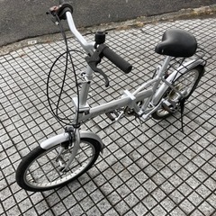 【20インチ折りたたみ】6段変速付　前後タイヤ新品❗️整備済み❗️若林自転車　唐崎店　SALE中❗️