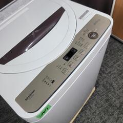 🙇‍♂️h060218売約済み❌4767‼️配送設置は無料🙌‼️最新2021年製✨SHARP 6kg 洗濯機