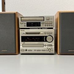 音響　ONKYO  CD MD カセットテープ　アンプ