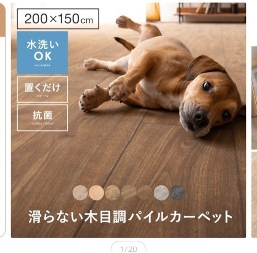 お値下げ⭐︎パンチカーペット　200×150 UESD