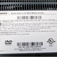 Bose DVD ホームエンターテイメントシステム AV3-2 Ⅱ GSX 動作良好 