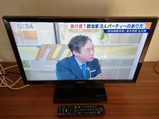 【Panasonic】液晶テレビ　TH-24E300　2017年製　動作確認済み　リモコン　電源コード　B-CAS付