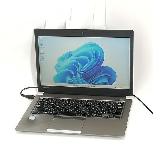 送料無料 高速SSD 13インチ ノートパソコン 東芝 R63/F 中古動作良品 第6世代Core i5 8GB 無線 Wi-Fi webカメラ Windows11 Office