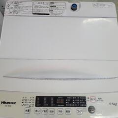 【新生活SALE】2021年製　Hisense　ハイセンス　5.5kg洗濯機　HW-K55E　中古　リサイクルショップ宮崎屋住吉店24.3.25k