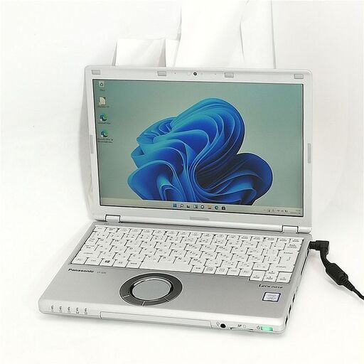 送料無料 日本製 12.1型 ノートパソコン Panasonic CF-SZ6ADLVS 中古良品 第7世代i3 8GB 無線 webカメラ Windows11 Office