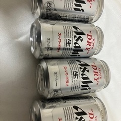アサヒ　スーパードライ　4缶