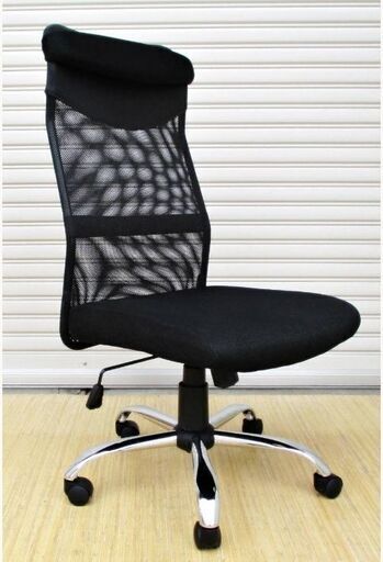 タンスのゲン　オフィスチェア　メッシュ　デスクチェア　ハイバック　ブラック　動作良好　事務椅子　ワークチェア　パソコンチェア