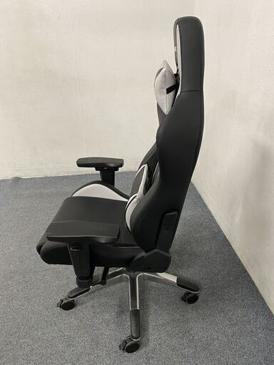 AKRacing オフィスチェア ゲーミングチェア Silver シルバー Premium 