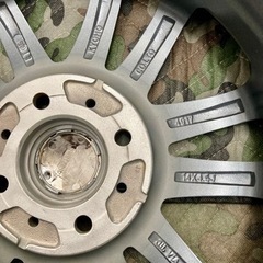 商談中」⑮155.65.14 新品ヨコハマタイヤ4本と中古美品ホイールとナット