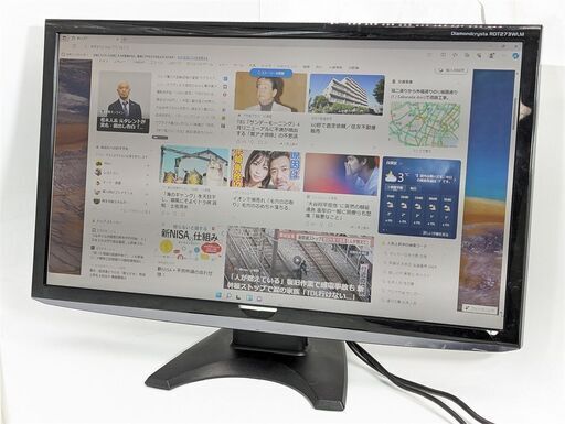 送料無料 27インチワイド 中古液晶モニター 三菱 MITSUBISHI RDT273WLM(BK) フルHD 解像度1920×1080 TN液晶 HDMI端子 DVI-D VGA端子