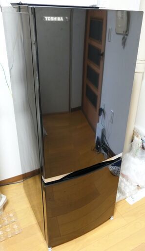 東芝 冷蔵庫 153L GR-M15BS-K