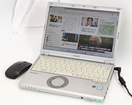 送料無料 新品マウス付き Windows11 Office 高速SSD 12.1型 中古良品ノートパソコン Panasonic CF-SZ5VDFVS 第6世代Core i3 無線 Bluetooth