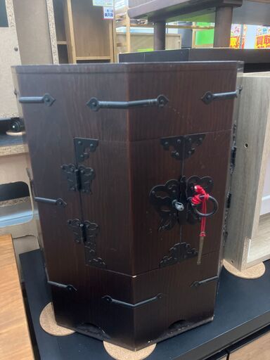 【値下げしました!!】李朝家具 八角キャビネット アジアンアンティーク No.496● ※現金、クレジット、スマホ決済対応※