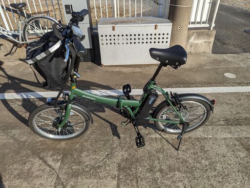 今週限定【限界値下げ】ほぼ新品！折り畳み電動アシスト自転車　20インチ【中古】