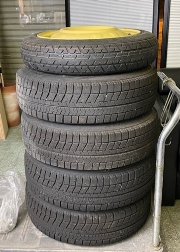 【受け渡し済】アルミホイール タイヤ4本 165/70R14 81Q