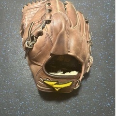 Mizuno 硬式グローブ 左投げ用 ブラウン/ベージュ ミズノプロ 硬式用グローブ 左投げ用