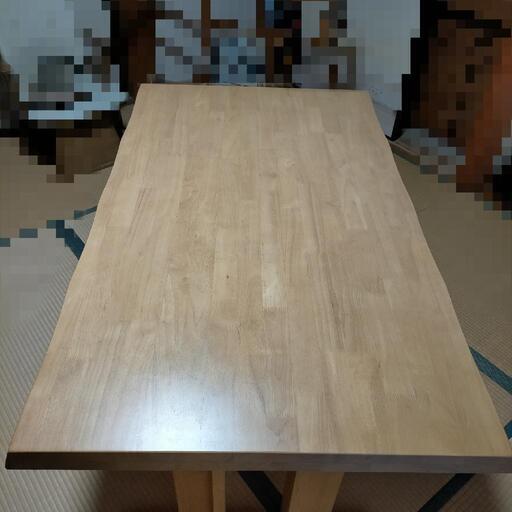 ニトリ　ナチュラル 木製 ダイニングテーブル VH601 ニトリダイニングテーブル ダイニングテーブル(4LEG GY 120 SJ601