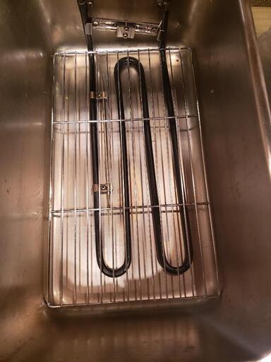 卓上電気フライヤー Electric Compact Fryer ステンレス製 Amazon.co