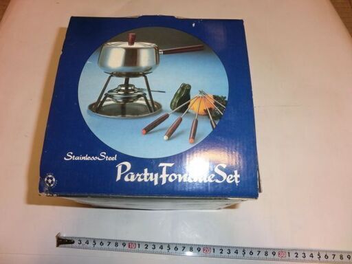 ➂★ Party  Fondue  Set　(ホンジュ、フルセット、箱入り未使用）★オールステン★画像参照、★お手数をおかけします、お問い合わせ前プロフィール必読です