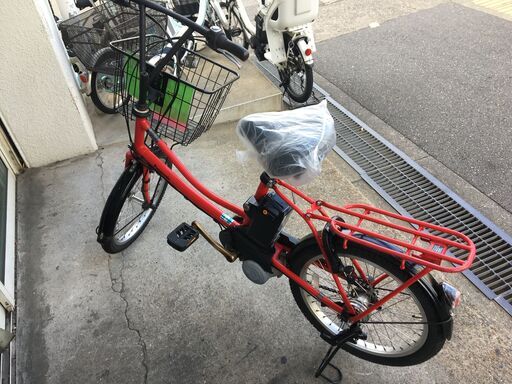 地域限定送料無料　パナソニック　ティモスタイル　12AH　新基準　20インチ　赤　ナチュラ　アシスタ　神戸市　電動自転車 地域限定送料無料 パナソニック ティモスタイル 12AH 新基準 20インチ