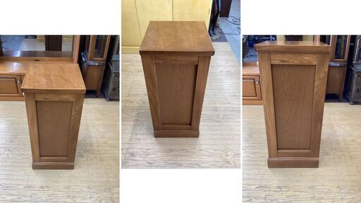 a65 展示品 楢材/ナラ材 スリム収納/5段チェスト 収納ケース 