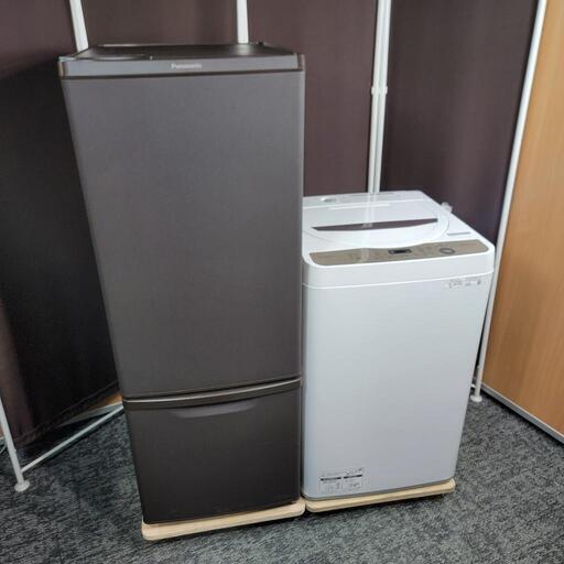 ‍♂️rh060207売約済み‼️配送設置は無料‼️最新2021年製✨大容量ペア✨Panasonic × SHARP 家電セット
