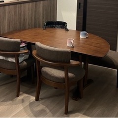 東京インテリア】ダイニングテーブルセット 4点セット 4〜5人用