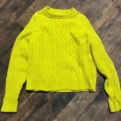 黄色のセーター　値下げしました！